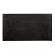 Furniture of America Kindrel Wood Rectangular Dining Table in Black
