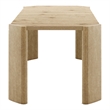 Furniture of America Hallond Solid Wood Expandable Dining Table in Oak