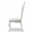 Furniture of America Albernit Faux Leather Side Chairs in White (Set of 2)