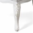 Furniture of America Albernit Faux Leather Side Chairs in White (Set of 2)
