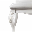 Furniture of America Albernit Faux Leather Side Chairs in White (Set of 2)
