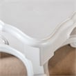 Furniture of America Albernit Solid Wood Expandable Dining Table in White