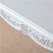 Furniture of America Albernit Solid Wood Expandable Dining Table in White