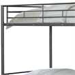 Furniture of America Cinto Metal Twin over Twin Bunk Bed in Black