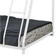 Furniture of America Huntely Metal Twin over Full Bunk Bed in White