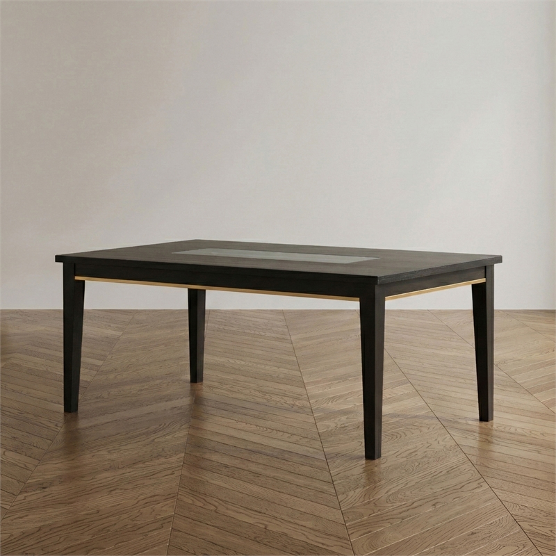 Furniture of America Allaway Wood Rectangular Dining Table in Espresso