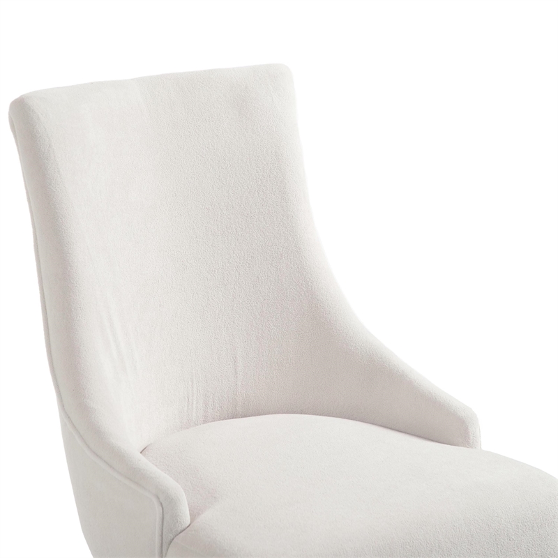 Furniture of America Kindrel Fabric Wingback Arm Chairs in Black (Set of 2)