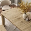 Furniture of America Hallond Solid Wood 7-Piece Dining Set in Oak