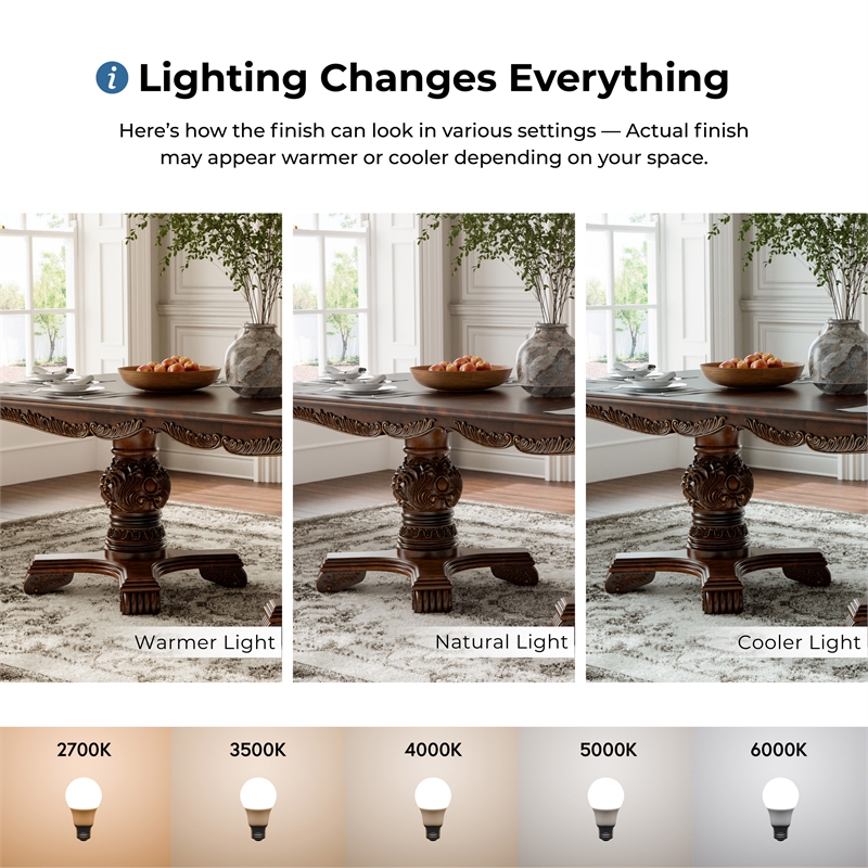 Furniture of America Albernit Solid Wood Expandable Dining Table in Dark Cherry