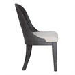 Furniture of America Lizena Solid Wood Side Chairs in Ash Gray (Set of 2)