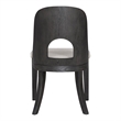Furniture of America Lizena Solid Wood Side Chairs in Ash Gray (Set of 2)