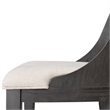 Furniture of America Lizena Solid Wood Side Chairs in Ash Gray (Set of 2)