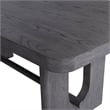 Furniture of America Lizena Solid Wood 7-Piece Dining Table Set in Ash Gray