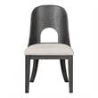 Furniture of America Lizena Solid Wood 7-Piece Dining Table Set in Ash Gray