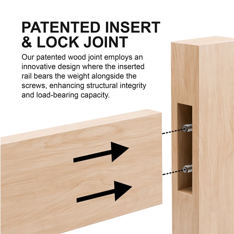 Furniture of America Lasha Solid Wood Twin over Full Bunk Bed in Charcoal Brown