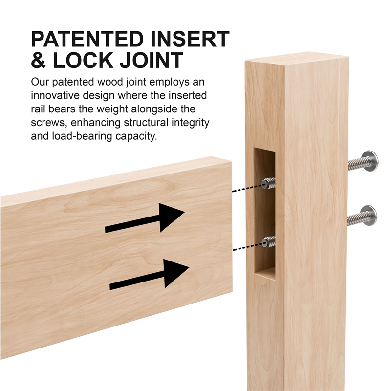 Furniture of America Brandster Solid Wood Full Over Full Bunk Bed in Dark Walnut