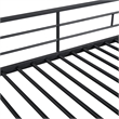 Furniture of America Anella Metal Twin over Twin Bunk Bed in Black