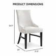 Furniture of America Kindrel Wood 7-Piece Dining Set in Black