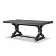 Furniture of America Kindrel Wood 7-Piece Dining Set in Black