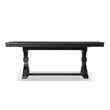 Furniture of America Kindrel Wood 7-Piece Dining Set in Black