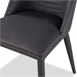 Furniture of America Escando Metal 7-Piece Dining Set in Black