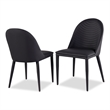 Furniture of America Escando Metal 7-Piece Dining Set in Black