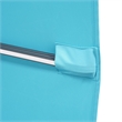 Furniture of America Monich Aluminum LED 10' Double Top Square Umbrella in Teal