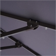 Furniture of America Ballenda Aluminum LED 8' Gray Double Top Square Umbrella