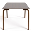 Furniture of America Senoil Wood Rectangular Dining Table in Walnut