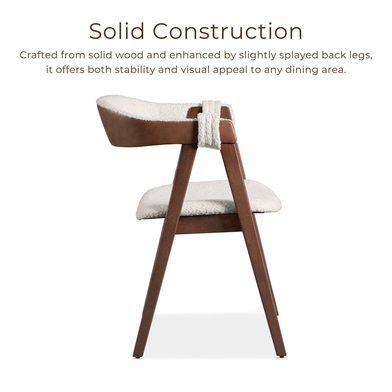 Furniture of America Demase Wood 5-Piece Dining Set in Walnut