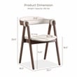 Furniture of America Demase Wood 5-Piece Dining Set in Walnut