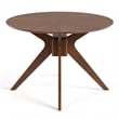 Furniture of America Demase Wood 5-Piece Dining Set in Walnut