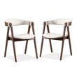 Furniture of America Demase Wood 5-Piece Dining Set in Walnut