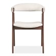 Furniture of America Demase Wood 5-Piece Dining Set in Walnut