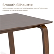 Furniture of America Senoil Wood 7-Piece Dining Set in Walnut