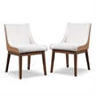 Furniture of America Senoil Wood 7-Piece Dining Set in Walnut