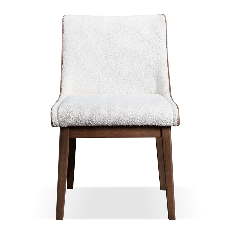 Furniture of America Senoil Wood 7-Piece Dining Set in Walnut