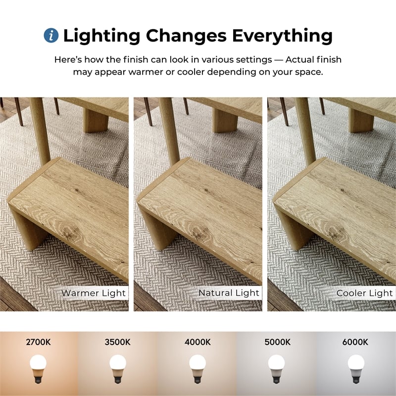 Furniture of America Hallond Solid Wood 6-Piece Dining Set with Bench in Oak