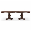 Furniture of America Albernit Solid Wood 9-Piece Expandable Dining Set in Cherry
