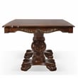 Furniture of America Albernit Solid Wood 9-Piece Expandable Dining Set in Cherry