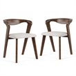 Furniture of America Pascan 7-Piece Solid Wood Dining Table Set in Rich Walnut