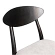Furniture of America Pradan 7-Piece Solid Wood Dining Table Set in Black Wenge