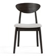 Furniture of America Pradan 7-Piece Solid Wood Dining Table Set in Black Wenge