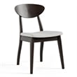 Furniture of America Pradan 7-Piece Solid Wood Dining Table Set in Black Wenge