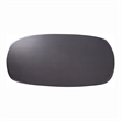 Furniture of America Pradan Solid Wood 3D Cuts Top Dining Table in Black Wenge