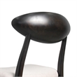 Furniture of America Pradan Solid Wood Side Chairs in Black Wenge (Set of 2)