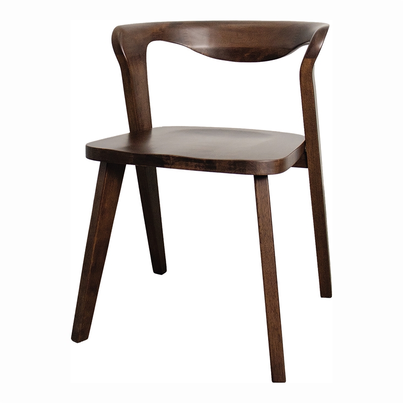 Furniture of America Pradan 7-Piece Solid Wood Dining Table Set in Rich Walnut