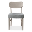 Furniture of America Vann Wood Padded Seat Side Chairs in Gray (Set of 2)