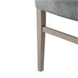 Furniture of America Vann Wood Padded Seat Side Chairs in Gray (Set of 2)