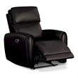 Furniture of America Alipark Faux Leather Power Recliner with USB Ports in Beige